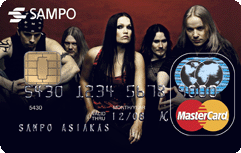 a bank card featuring Nightwish