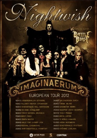 Imaginaerum European tour poster